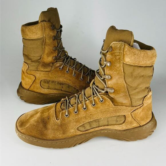 Reebok CM8992 Fusion MAX Leather Tactical Military Boots Tan Coyote Men 14 - Picture 1 of 14